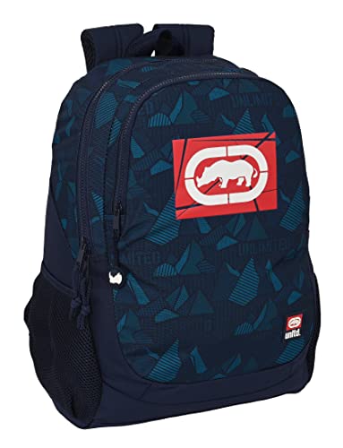 ECKO UNLTD. Peaks   Mochila Escolar Infantil, Ideal para Niños de Diferentes Edades, Cómoda y Versátil, Calidad y Resistencia, 32x16x44 cm, Color Azul marino