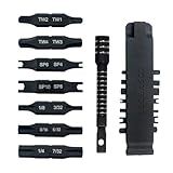 Cosmedge Security Bit Kit Set with Magnetic Extension Bit Holder for Leatherman, Replacement Double-Ended Flat Spanner Tri-Wing Clutch Screwdriver Bits for Leatherman Multi-Tool Accessories,8Pack