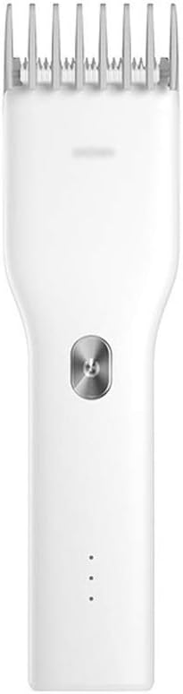 Rechargeable Electric Haircut Machine Professional Beard Grooming Tools Hair Clipper Cordless Trimmer(White)