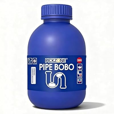 Pipe Bobo Drain Cleaner, Drain Clog Remover, Sink and D-rain Cleaner, Professional Strength Pipe Dredging Formula for Kitchen Sinks, Shower Drains, Tubs, Dissolves Blockages (1Pcs)