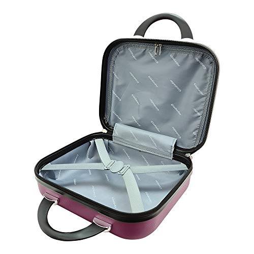 Kit Mala de Bordo mais Frasqueira Rígida - Gladiador C1 (Vinho)