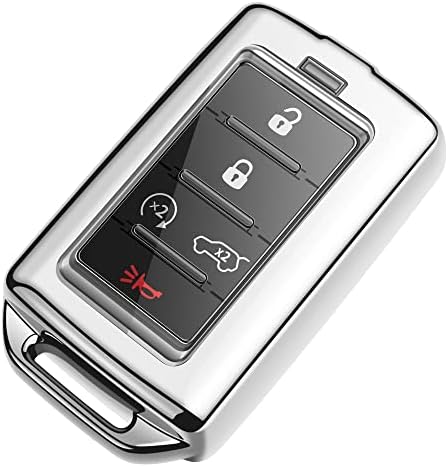 Aazon.co: HIBEYO Key Fob Cover for Jeep Grand Wagoneer Grand Cherokee