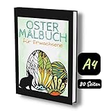 Ostermalbuch Erwachsene: Ein Ostern Geschenk zum Ausmalen & Entspannen. Mit tollen Mandala und Frühlingsmotiven. - Nora Kall 