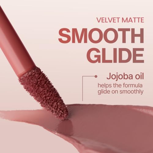 Image of Peripera Ink The Velvet Lip Tint | Highly Pigmented, Longwear & Weightless Lip Tint | Smudge-Proof, Buildable Color for Lips & Cheeks | K-Beauty Makeup, Safe for Sensitive Lips (050 CREAMY NUDE)
