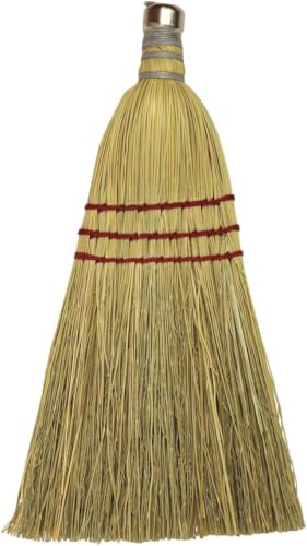 Image of Genuine Joe Whisk Broom,Metal Hang Ring,Natural,(Pack of 12)