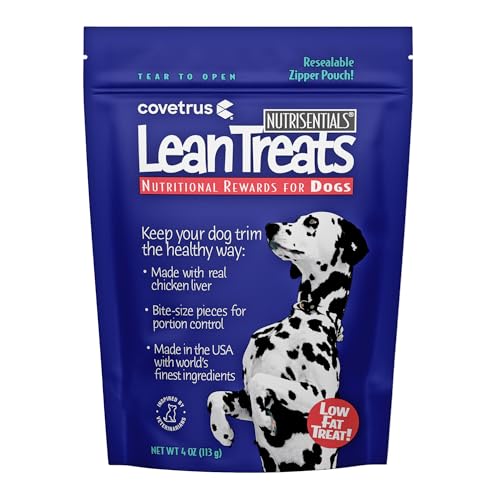 Covetrus Nutrisential Lean Treats for Dogs - Small, Medium & Large Dogs (K9) - Nutritional Low Fat, Bite-Size - Soft Chicken Flavor - Chicken Flavor - 3 Pack - 4oz