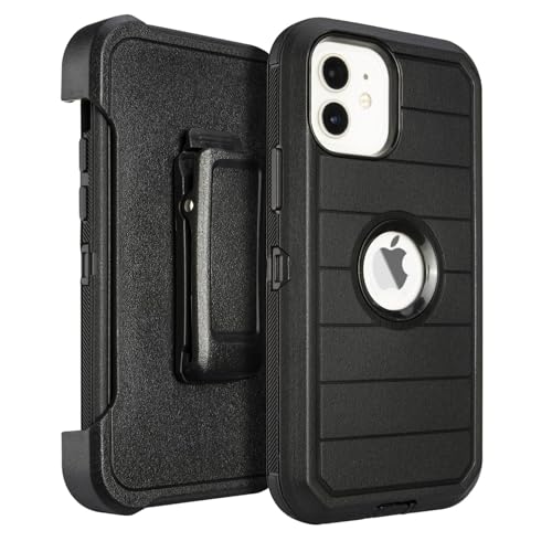 Saiboro for Defender iPhone 11 Case with Clip,for Holster iPhone 11 Case with Kickstand,for Heavy...