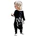 Baby Boy Girl Romper Bunny Printed Long Sleeve Jumpsuit Zipper Playsuit Outfits (Tag 100, Long Sleeve Bunny)