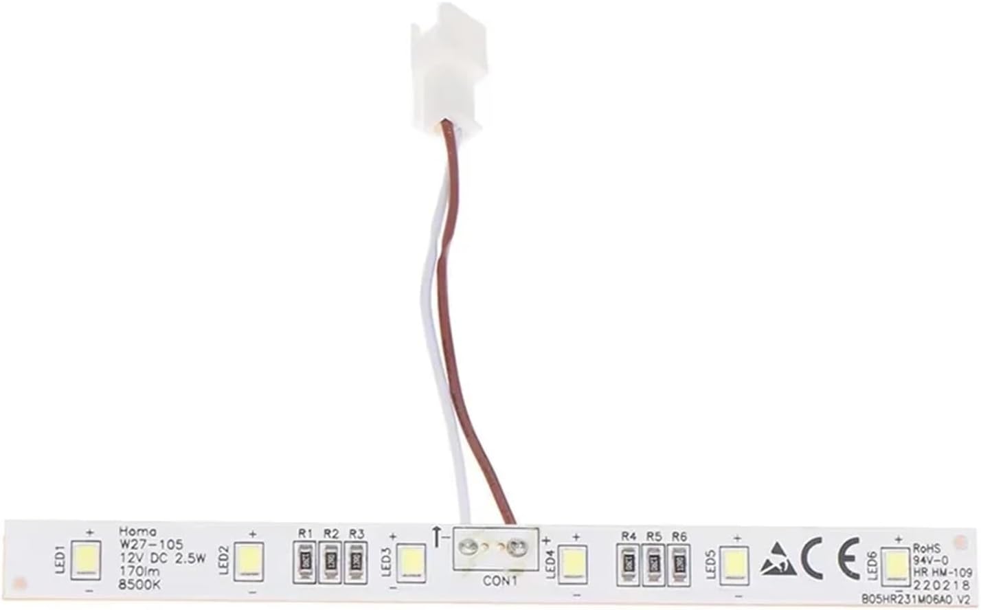 Generic 1PCS W27-105 For Refrigerator LED Light Board Replacement Light Board For Refrigerators
