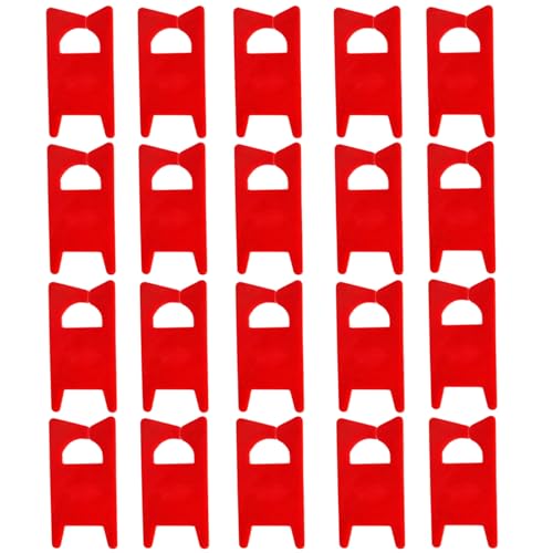 Bobines de fil à tricoter SagaSave (lot de 20 L rouge) pour couture et crochet