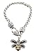 Sports Accessory Store Bumble Bee Clear Crystals Black & Yellow Enamel Fashion Bracelet Jewelry