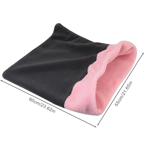 Fukamou Hundeschlafsack - Langlebiges, Verstaubares Haustier-Schlafbett, Bequem, Waschbar,Welpen-Höhlenbett, Weiches- Fleece, Winter, Warm Für Katzen, Schlafsack, Nest, Höhlenbett