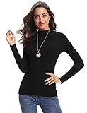Jersey Mujer Diseño: Proceso de tejido cerrado, cuello redondo y mangas largas, diseño de color sólido, detalles de rayas invisibles que brindan un sentido más avanzado.