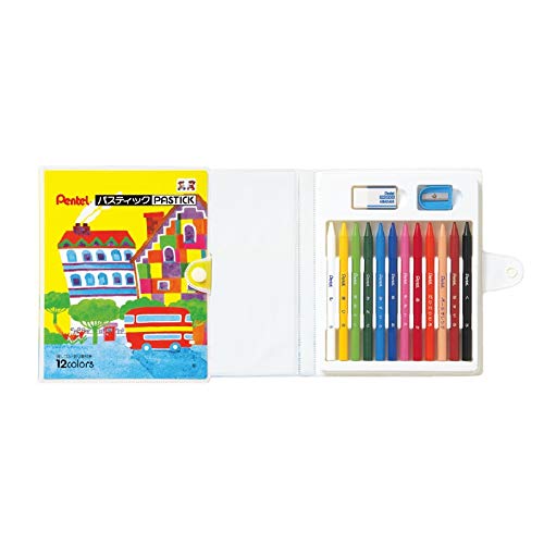 新品未開封　Pentel パスティック 12色セット 2個セット Amazon | ぺんてる パスティック 12色 2個セット | 色鉛筆 | 文房具