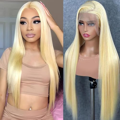 mululi 20 Inch 613 Lace Front Wig Human Hair Straight