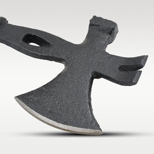 Image of Oblivion Multi Tool All in One - Multiuse Axe 3 in 1 Tool with Nail Puller & Hammer, Survival Hatchet for Garden, Wood Cutting, Camping & Outdoor Use, Durable Steel Head with Strong Grip (Pack of 1)