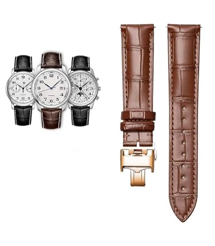 Remplacer bracelet montre Longines Master L2 L3 en cuir de veau véritable