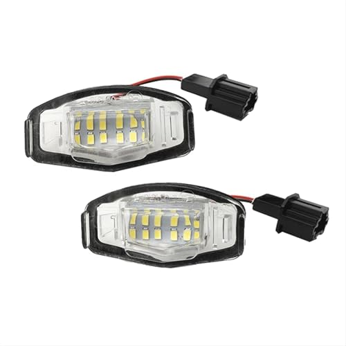 Luces matrícula LED coche Civic evitan fallos de luz parpadeante Accord 5
