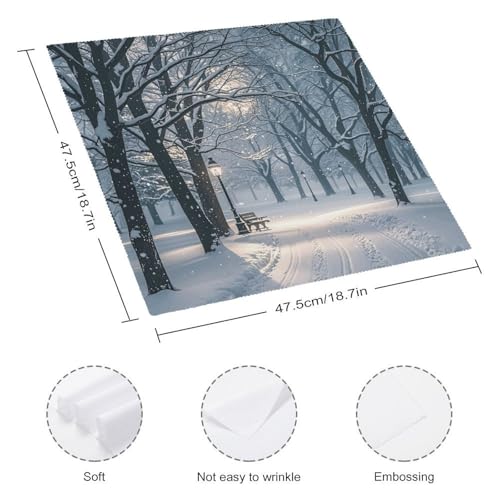 Servilletas de Tela Cuadradas 47.5x47.5 cm Pack 4 miniatura 2