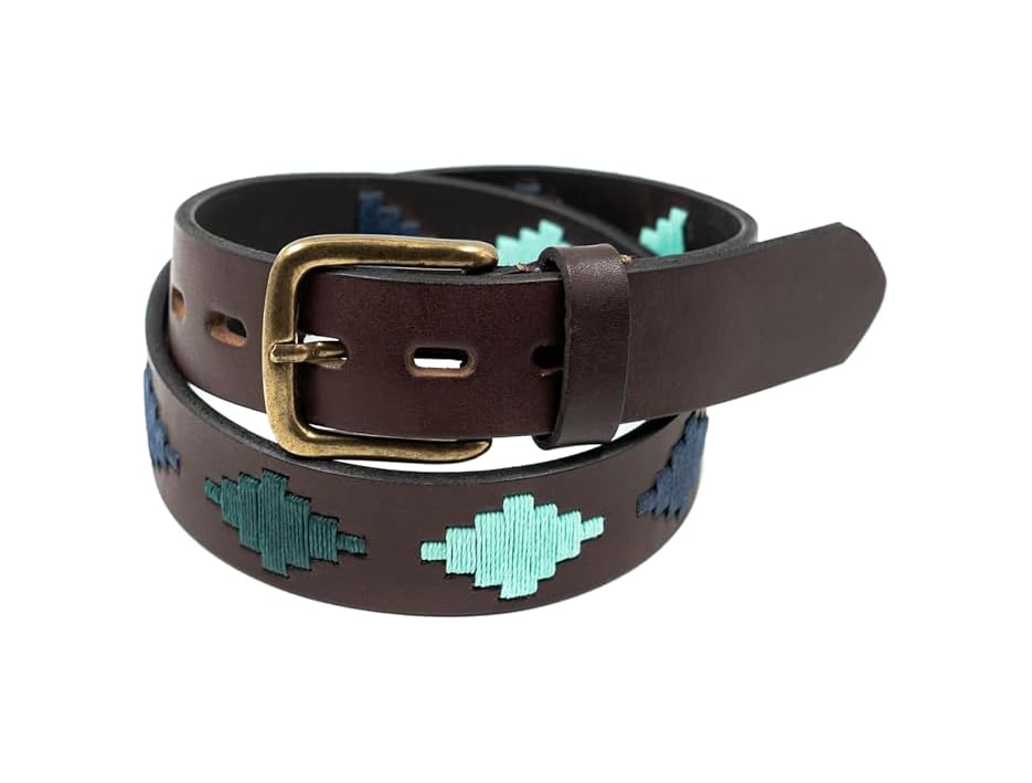 Ceinture de polo argentine en cuir véritable tissé de haute qualité pour cavaliers