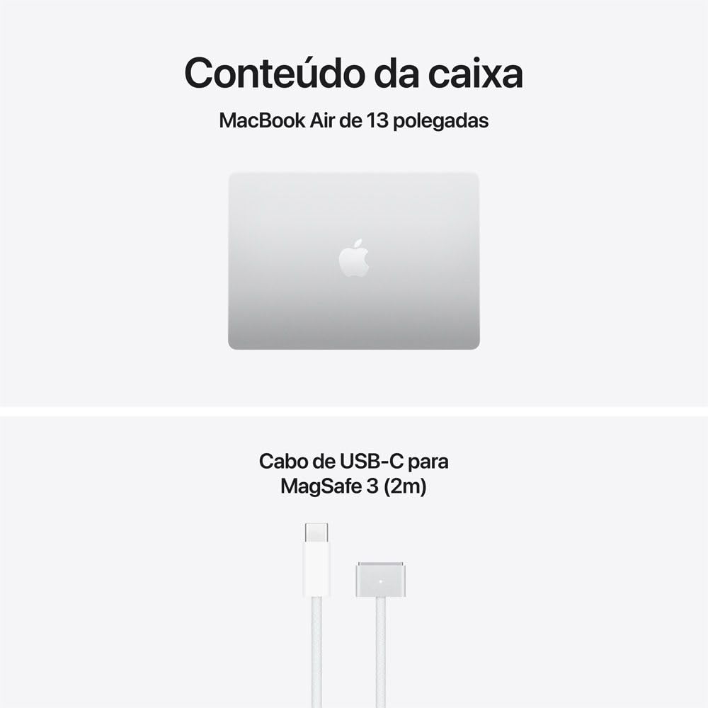 Apple 2026 MacBook Air (de 13 polegadas, Chip M5 da Apple com CPU