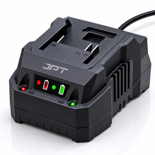 Image of JPT 21V Cordless Power Tool Charger, True 4A Output, Ultra Heavy Duty | Ultra Heavy Duty • Fast Charging • Auto Cut-Off • Overcharge Protection • Stable Output