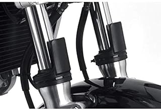 Hashiru Motorrad-Gabelprotektoren Gabelprotektorpaar universal Ø 35-70 mm schwarz, Unisex, Multipurpose, Ganzjährig, Kunst...