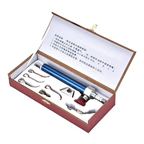 Jewelry Welding Torch Oxygen Soldering Gun with 5 Tips for Welding Various Materials, Handy Tool for Artists and Repairmen