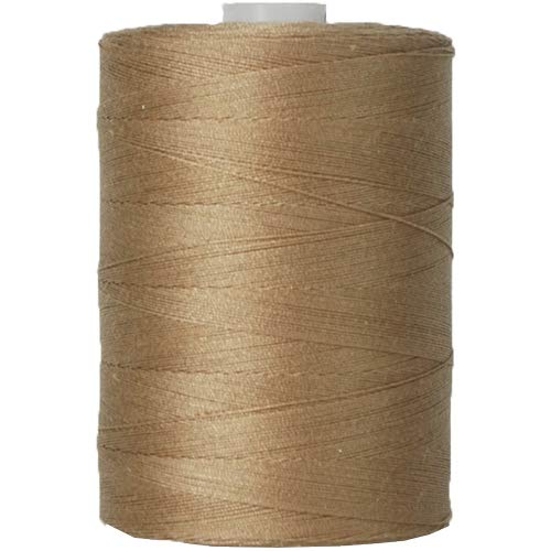 Image of ThreadArt Cotton Quilting Thread, 1000M 50 /3, Earth Tan 918 | Long staple cotton thread for quilting, sewing and serging. Low-lint, smooth thread for clean stitches and strong seams.