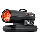 Garvee 70000 BTUs Kerosene/Diesel Forced Air Heater, Kerosene Fan Forced Heater with Thermostat Control for Warehouses, Construction, Workshops, 120V/60Hz