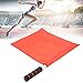 HERCHR 2Pcs Sports Referee Flag, Competition Referee Signal Flag Track and Field Events Match Training Flags with Stainless Steel Pole Stick(Red)