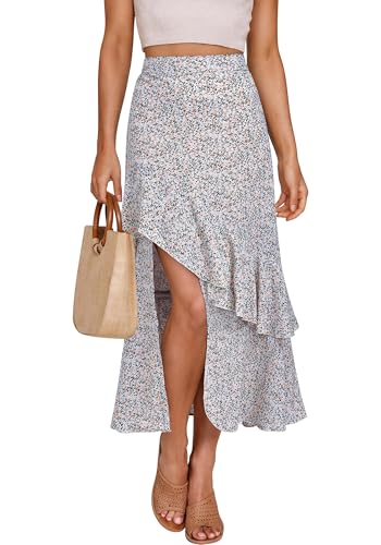 BTFBM Women 2026 Spring Summer Long Skirts Dress Boho Floral