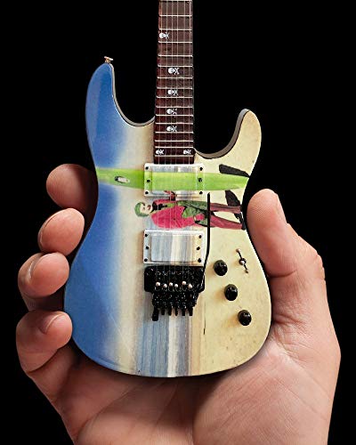 AXE HEAVEN Metallica Kirk Hammett ESP Joker Surfs Up Réplique de guitare miniature - Les Beatles, Paul McCartney, John Lennon, RIngo Starr, George Harrison AXE HEAVEN Metallica Kirk Hammett ESP Joker Surfs Up Réplique de guitare miniature – Image 3