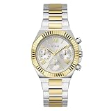 GUESS Orologio analogico da uomo con quadrante nero-GW0790G2, nero, Cinturino, en_IN