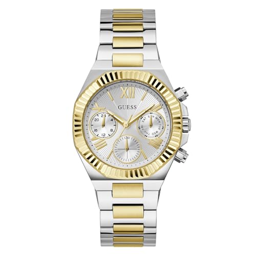 Bracelet GUESS Argent anti-ternissement bicolore pour le quotidien