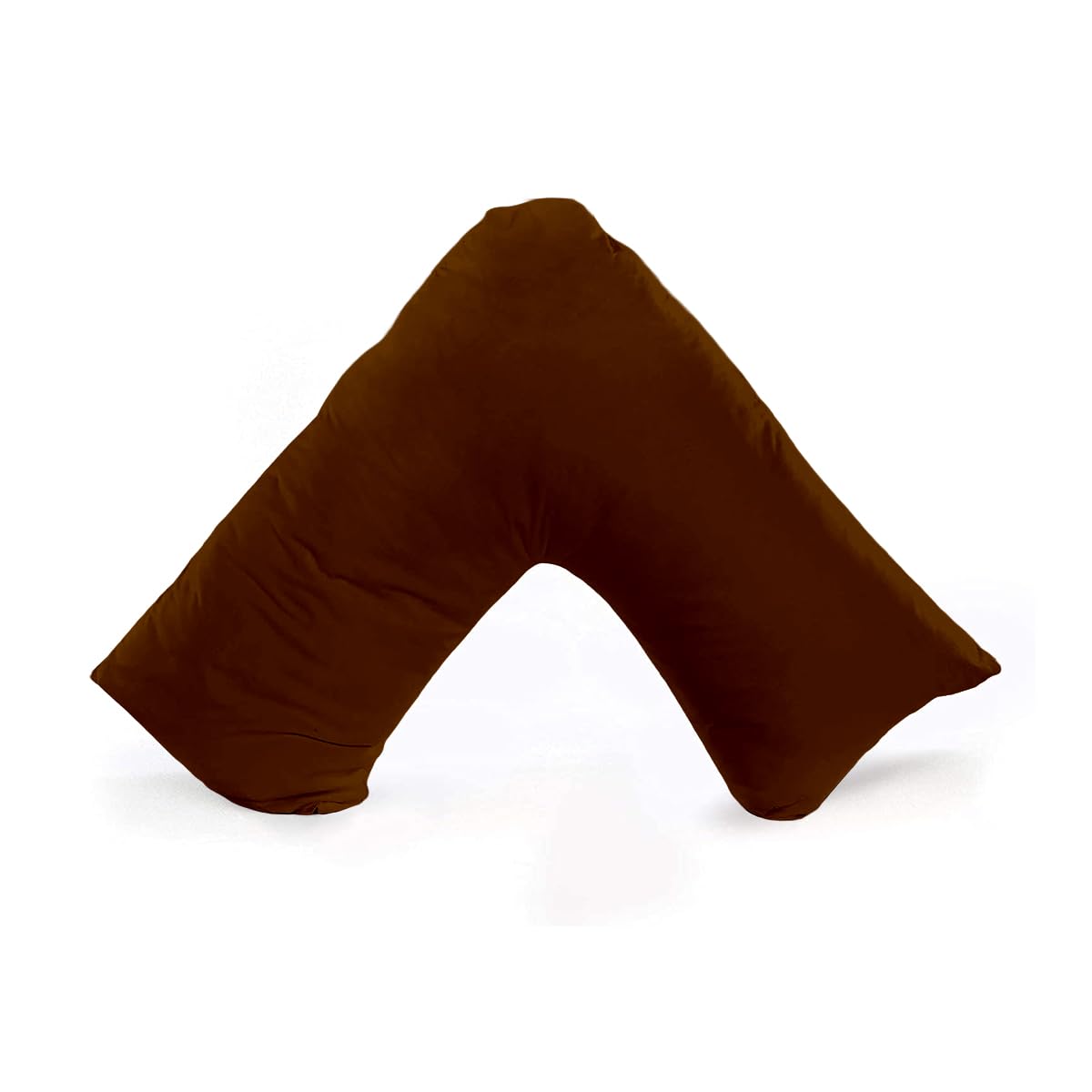 Rohi Chocolate V Shaped Pillowcase, Soft & Breathable V Pillow Cover, Hypoallergenic Triangle Pillow Case, Envelope Closure