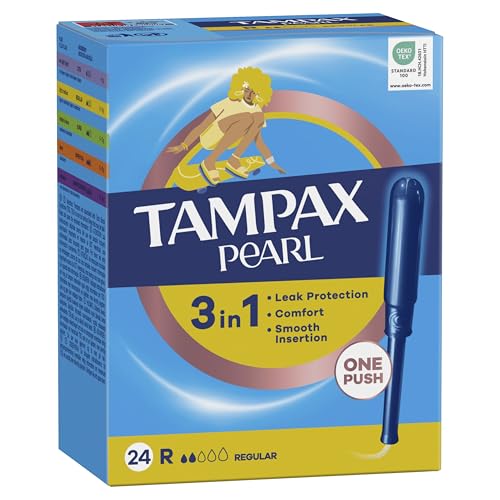 Miniatura 9 de Tampax Pearl Regular Tampones Aplicador, Se Adapta A Tu Cuerpo, 24 Unidades