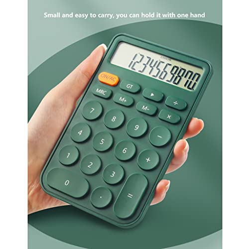 Calculadora de 12 dígitos con pantalla clara y funcionamiento continuo a pilas 6
