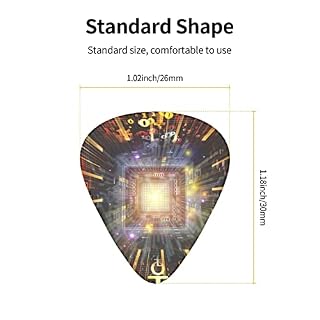 Guitar Picks Technology Data Future Abstract Space Color Médiators pour guitare électrique basse acoustique Cadeau pour amateurs de guitare acoustique Lot de 12 avec boîte - Les Beatles, Paul McCartney, John Lennon, RIngo Starr, George Harrison Guitar Picks Technology Data Future Abstract Space Color Médiators pour guitare électrique basse acoustique Cadeau pour amateurs de guitare acoustique Lot de 12 avec boîte – Image 5