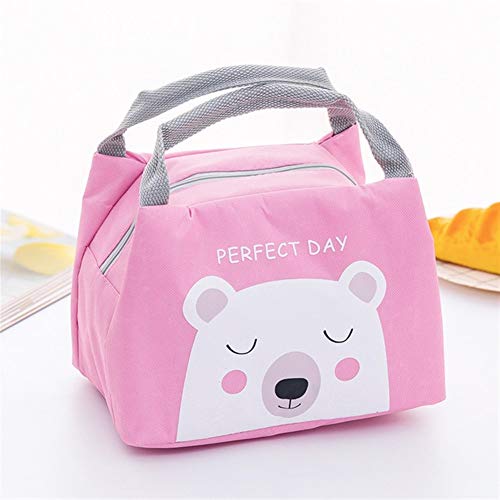 AXXMD Leche del alimento del Aislamiento Bolsas de Almacenamiento Impermeable Oxford Bolsa de Comida Infantil del Saco de los niños del calientaplatos Bolsa térmica (Color : Burgundy)