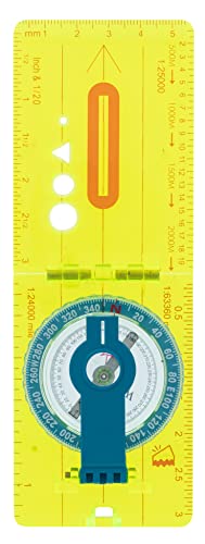 Brújula Hi-Vis Lensatic con diseño compacto plegable para senderismo, mochilero y supervivencia al aire libre miniatura 3