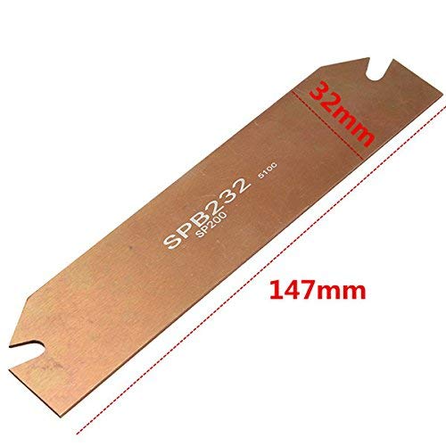 Tool Part for SPB26-2 SPB26-3 SPB26-4 SPB32-3 SPB32-4 CNC External Cutting Blade Install Insert Grooving Cutting ToolSP200 SP300 SP400 - (Angle: SPB26-3(326) / Shank Diameter: 10PCS)
