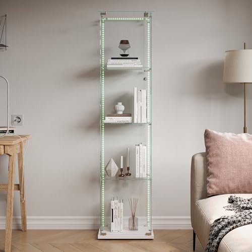 BestAlice Vitrina de cristal