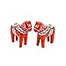 Swedish Dala Horse Red Salt and Pepper Shakers