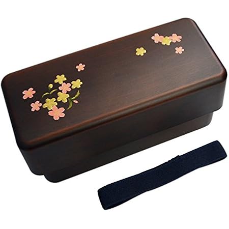 Amazon スクエア コンパクトランチ 炭とぎ さくら小町 和風お弁当箱 弁当箱 オンライン通販