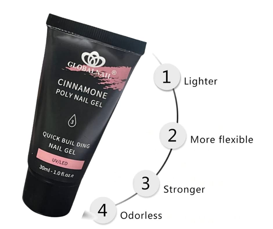 Coslifestore 30g Pink Polygel Builder Gel for Nail Extension 1