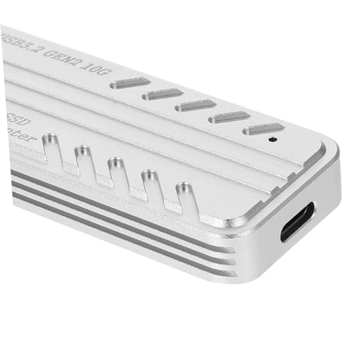 Caja para SSD de aleación de aluminio resistente con adaptador USB-C miniatura 5