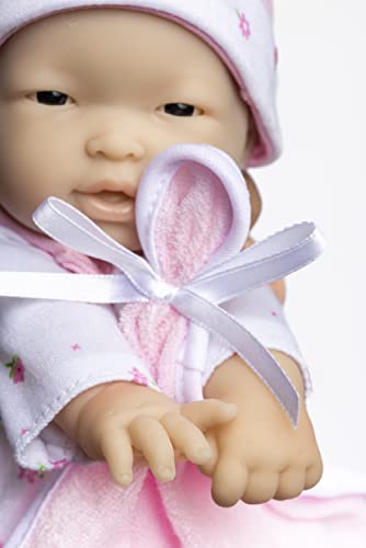 JC Toys Berenguer 11" Asian La Baby Doll,Pink Asian - Thumbnail 2