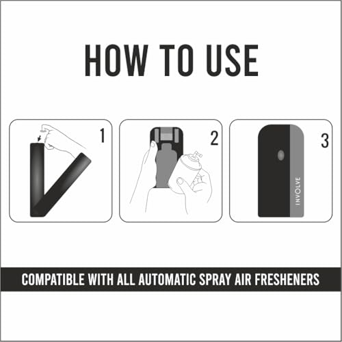 Image of Involve Luxe Combo - Ocean, Black Frost & Gravity - Pack 3 | Automatic Room Fresheners Refill | 2200 Sprays Guaranteed | Lasts up to 60 days (225ml * 3) | Automatic Home Fresheners
