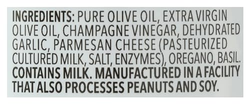 Delallo Aceite para dip ajo y parmesano x 8 fl oz pack 6 miniatura 3